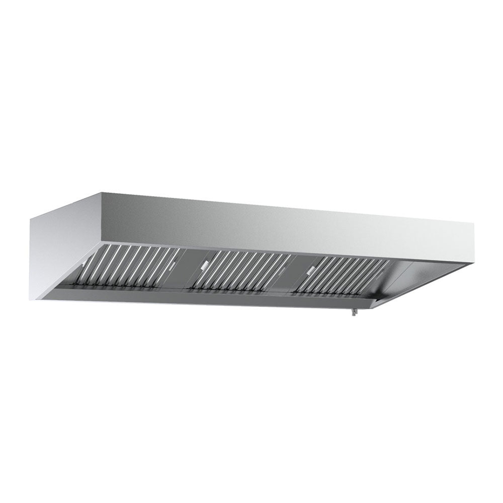 Hotte murale aspirante professionnelle 1100 éclairage LED sans moteur 1600