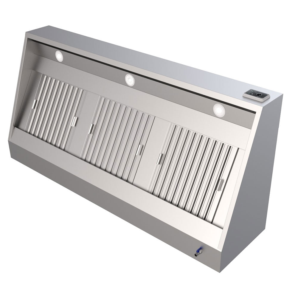 Hotte murale aspirante professionnelle 950 éclairage LED avec moteur 1600