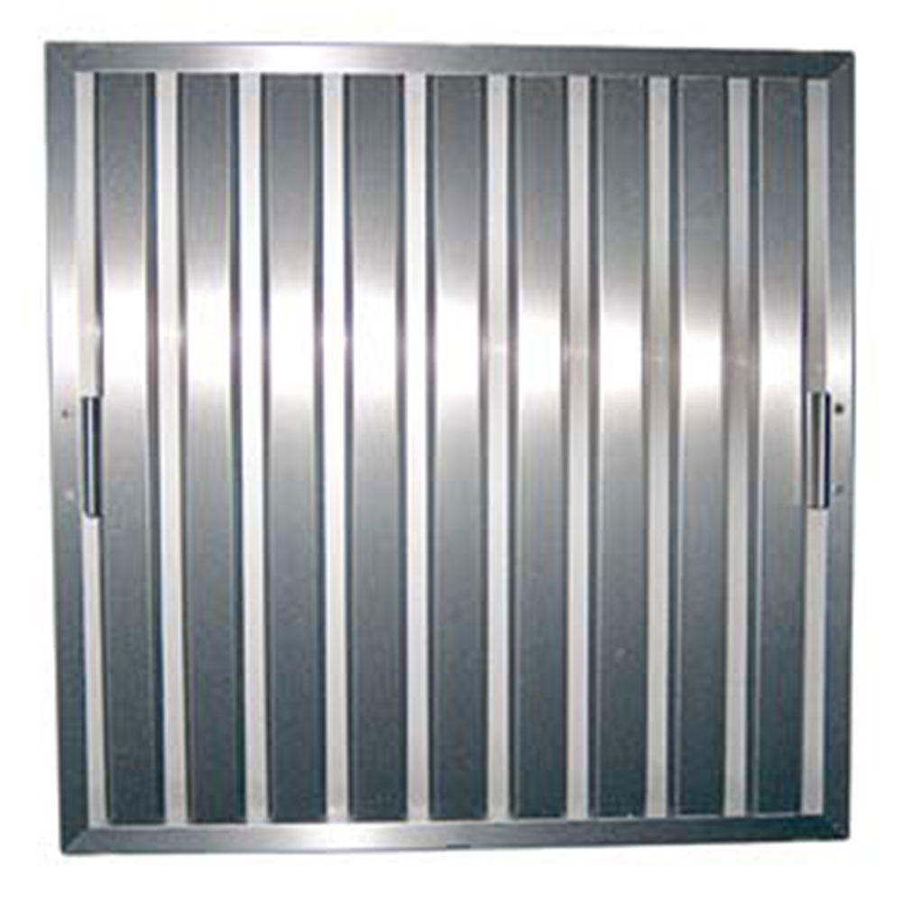 Filtre à lamelles en inox 495x495mm